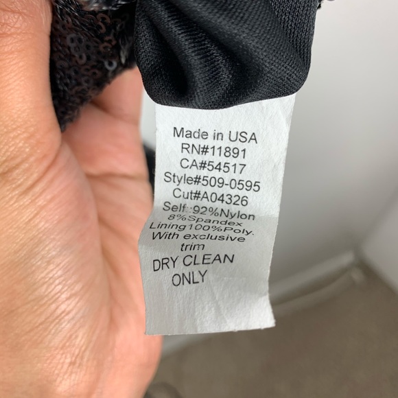 Bailey 44 | Black Sequins Bodycon Dress | Size Small - Picture 8 of 8